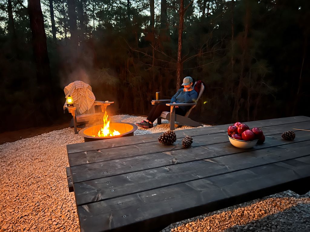 Sit by the campfire